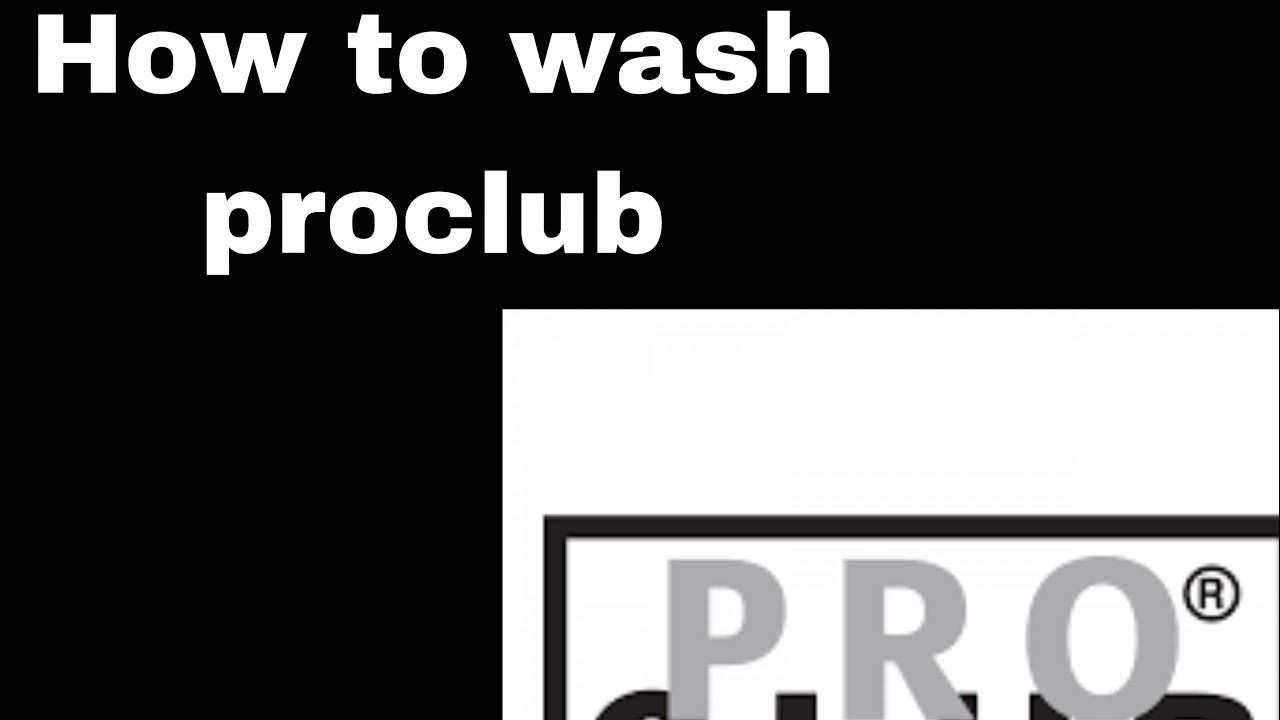How to wash your dirty proclub!