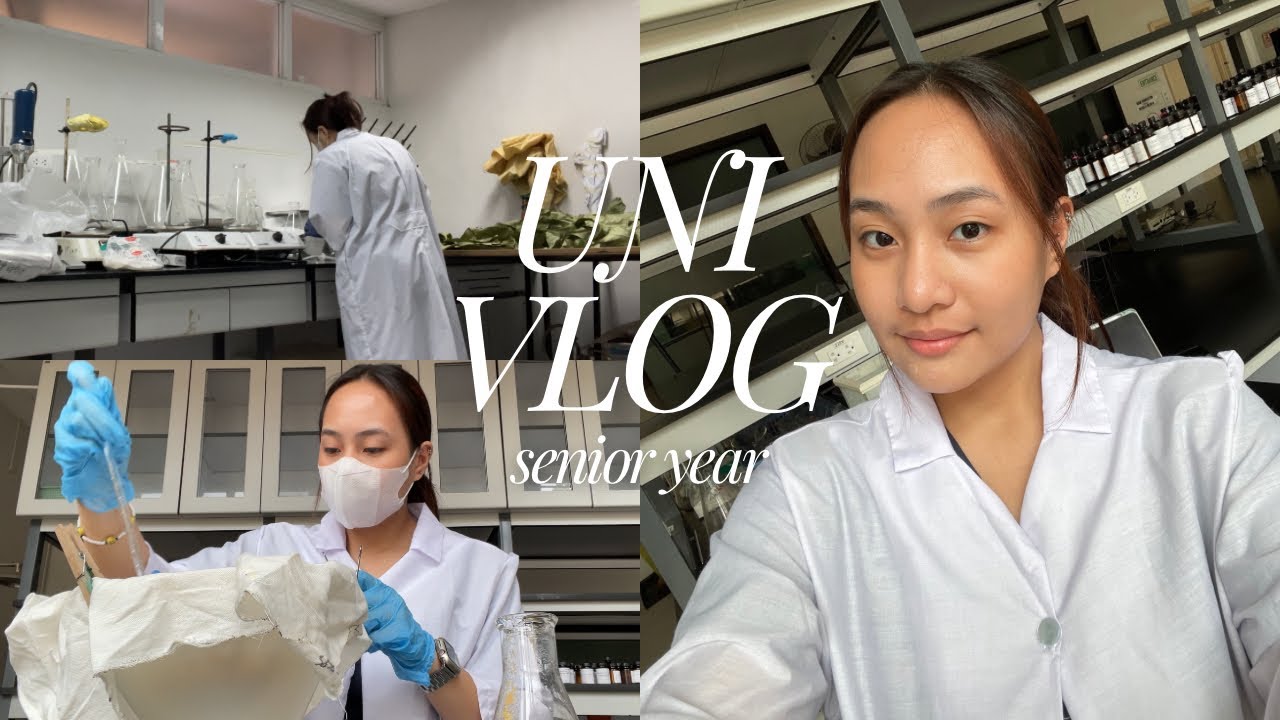 UNI VLOG: Senior Year in UP Manila (productive thesis and lab days, pharmacy, volleyball)