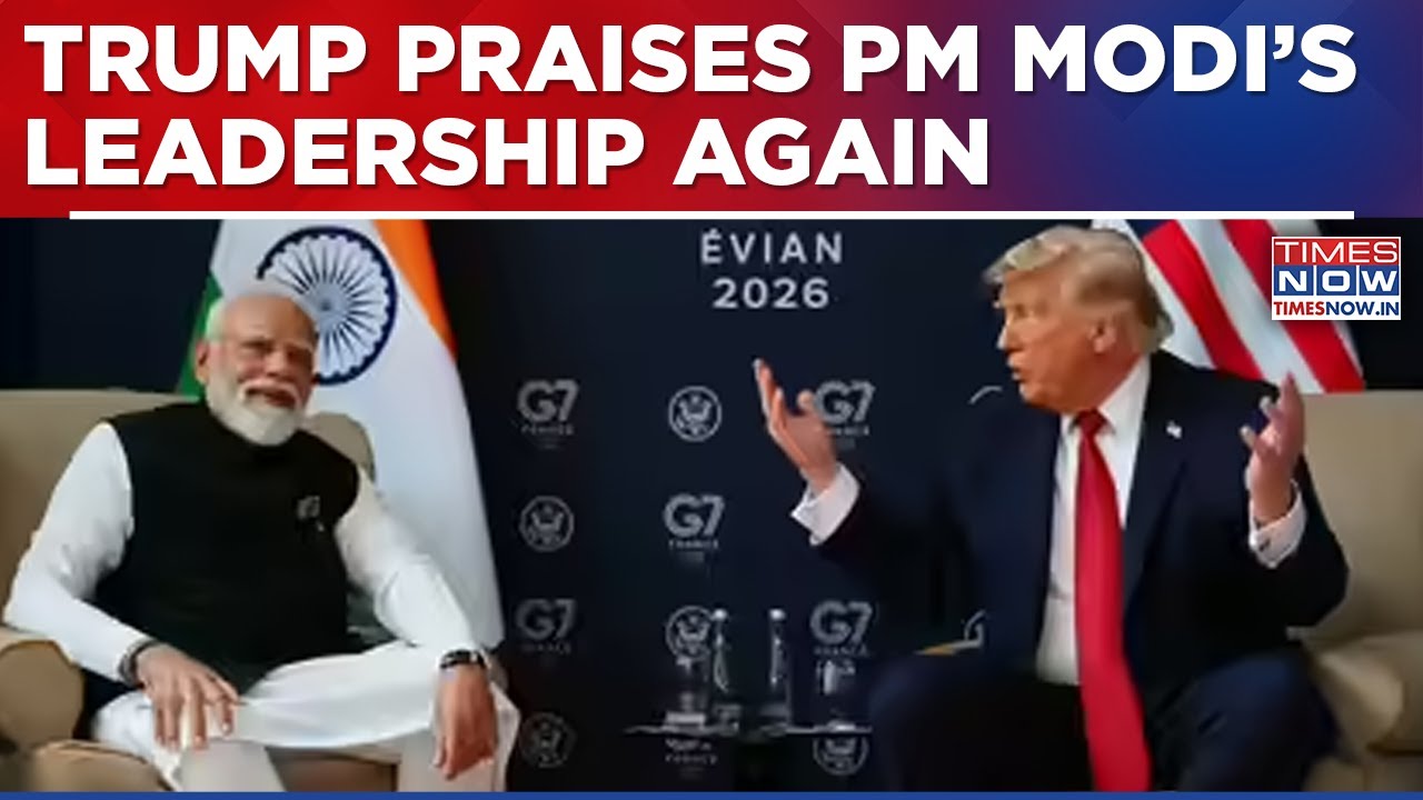 US Prez Trump Calls PM Modi A Great Leader, Praises His Ability To Stay Out Of Wars And Lead India