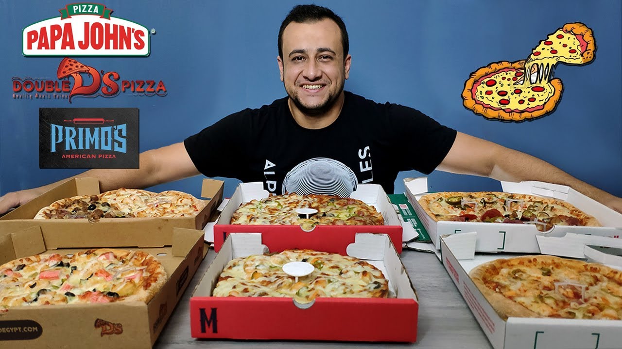 معركة البيتزا فى مصر I Papa john's vs Primo's vs Double D's