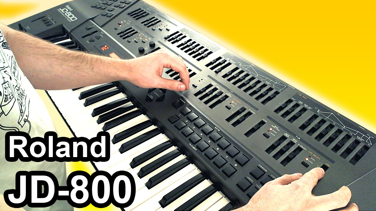 ROLAND JD 800 - Ambient chillout music soundscape 【SYNTH DEMO】