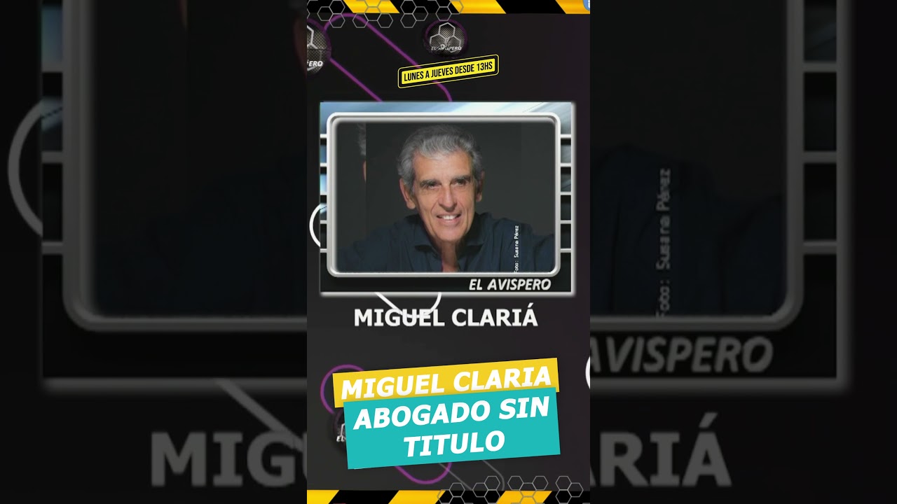 MIGUEL CLARIA ABOGADO SIN TITULO