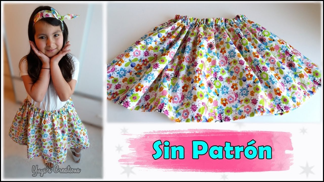 FALDA SENCILLA SIN PATRÓN | Yuyi's Creations