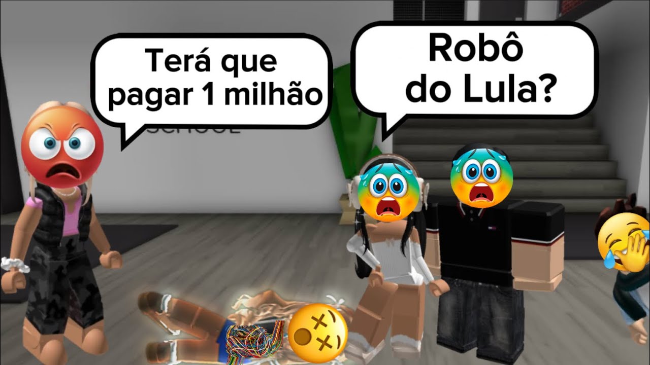 Presidente coloca um robô espião na escola e a menina malvada se dá mal - História Roblox