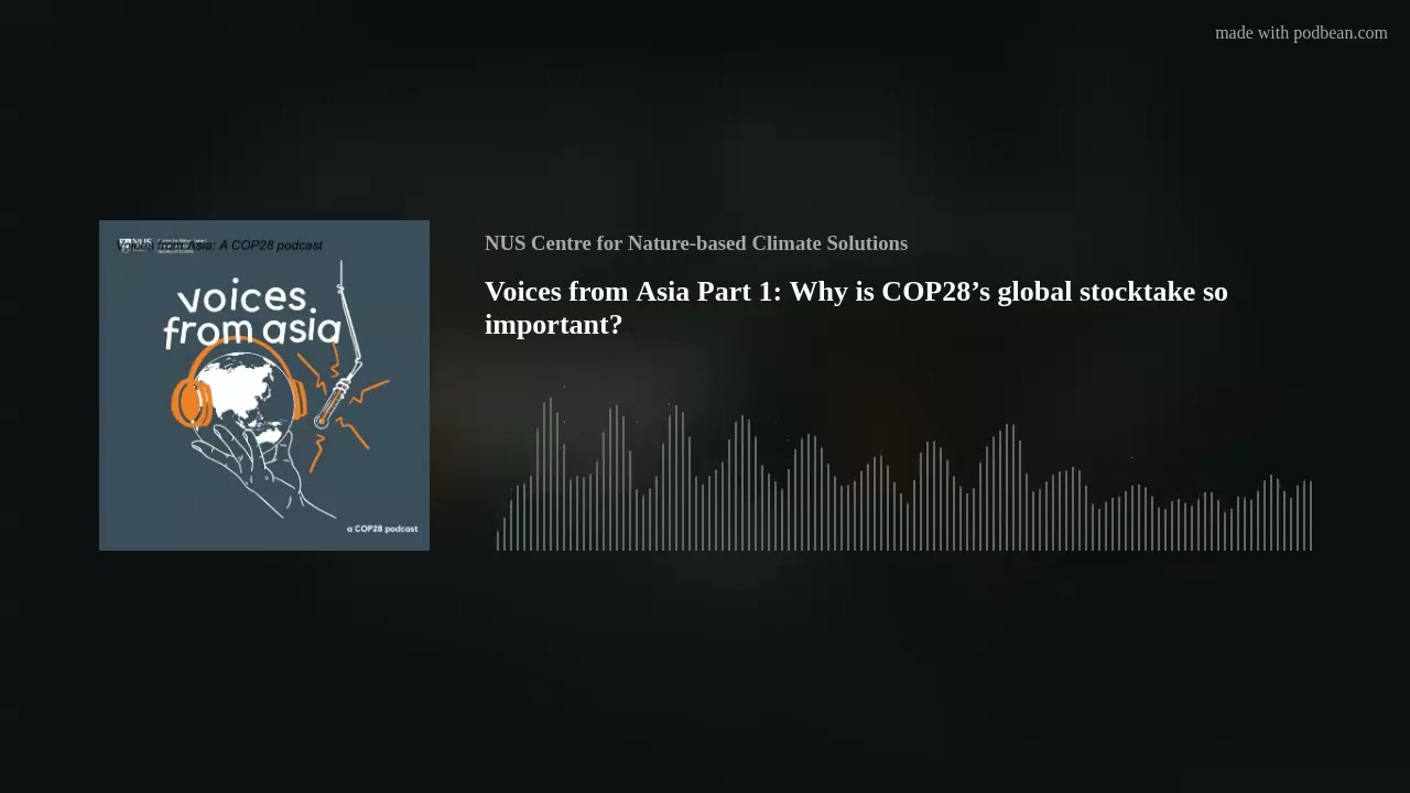 Voices from Asia Part 1: Why is COP28’s global stocktake so important?