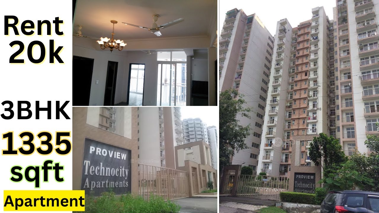 3BHK 1335 sqft Apartment in Proview Technocity Sector Chi 5 Greater Noida ||