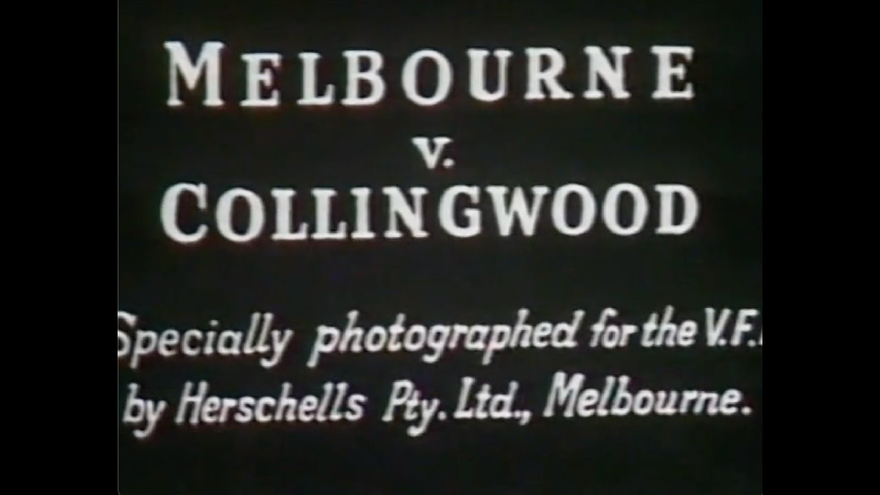 1939 Grand Final - Melbourne v Collingwood (silent footage)