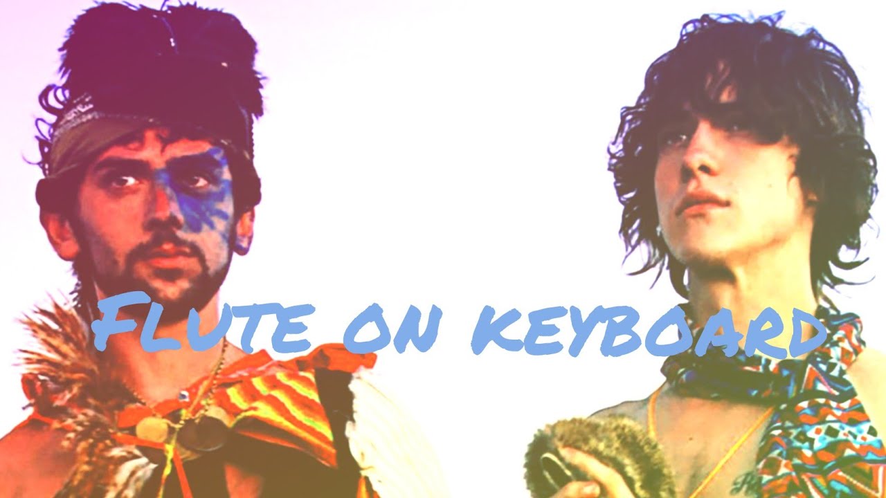 MGMT - Electric Feel - flute part on keyboard (tutorial)