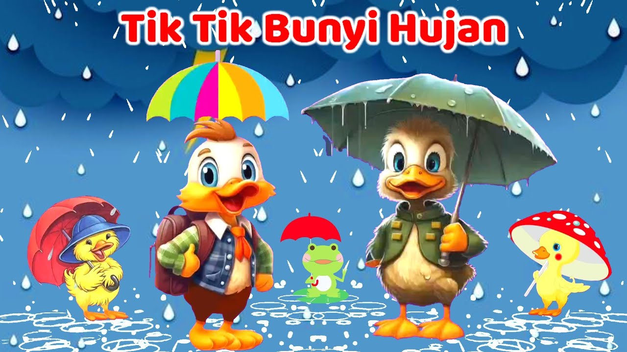 TIK TIK BUNYI HUJAN || Lagu Anak Indonesia Populer