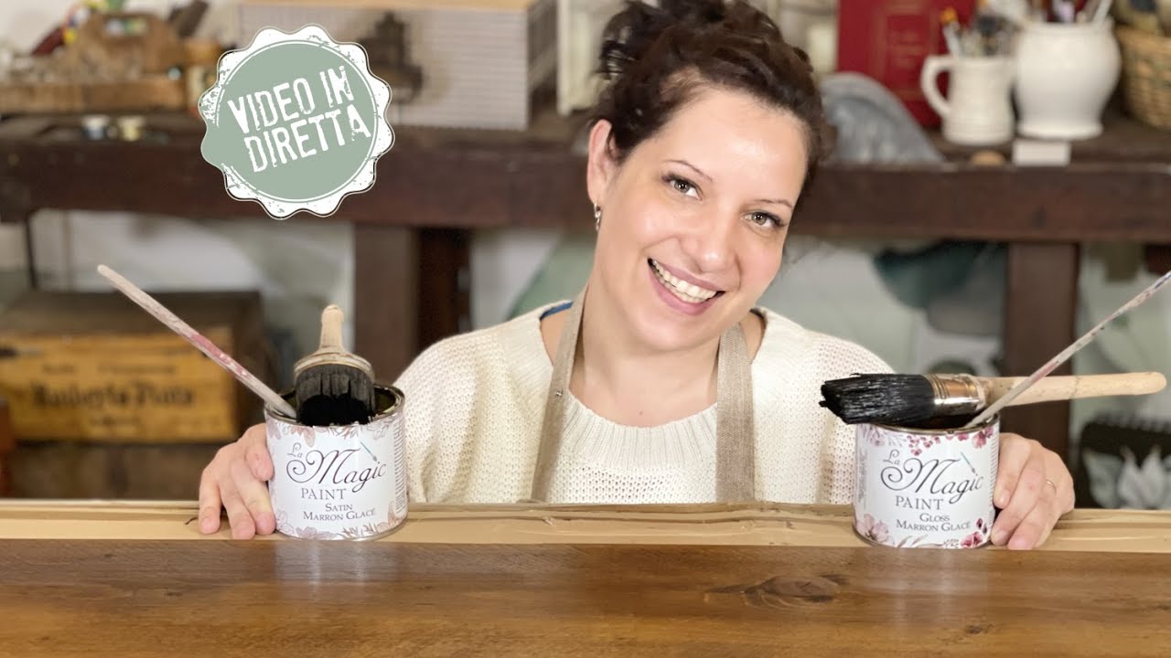 28° Salotto del Mercoledì! Scopriamo il nuovo Protettivo Magic Paint. Marron Glacé Gloss e Satin.