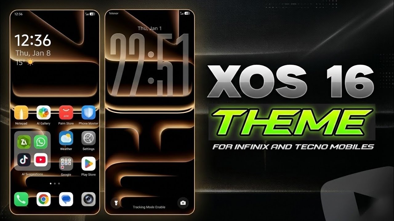 Тема XOS 16 для Infinix