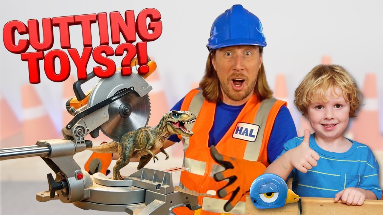 Building a Dinosaur Coat Rack! 🦖🔧 Fun Tools & Workshop Play with Handyman Hal