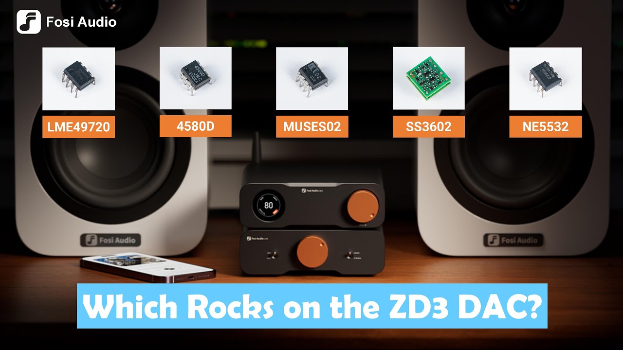 Op-Amps Test: LME49720 vs 4580D vs MUSES02 vs SS3602 vs NE5532! Find Out Which Rocks on the ZD3 DAC!