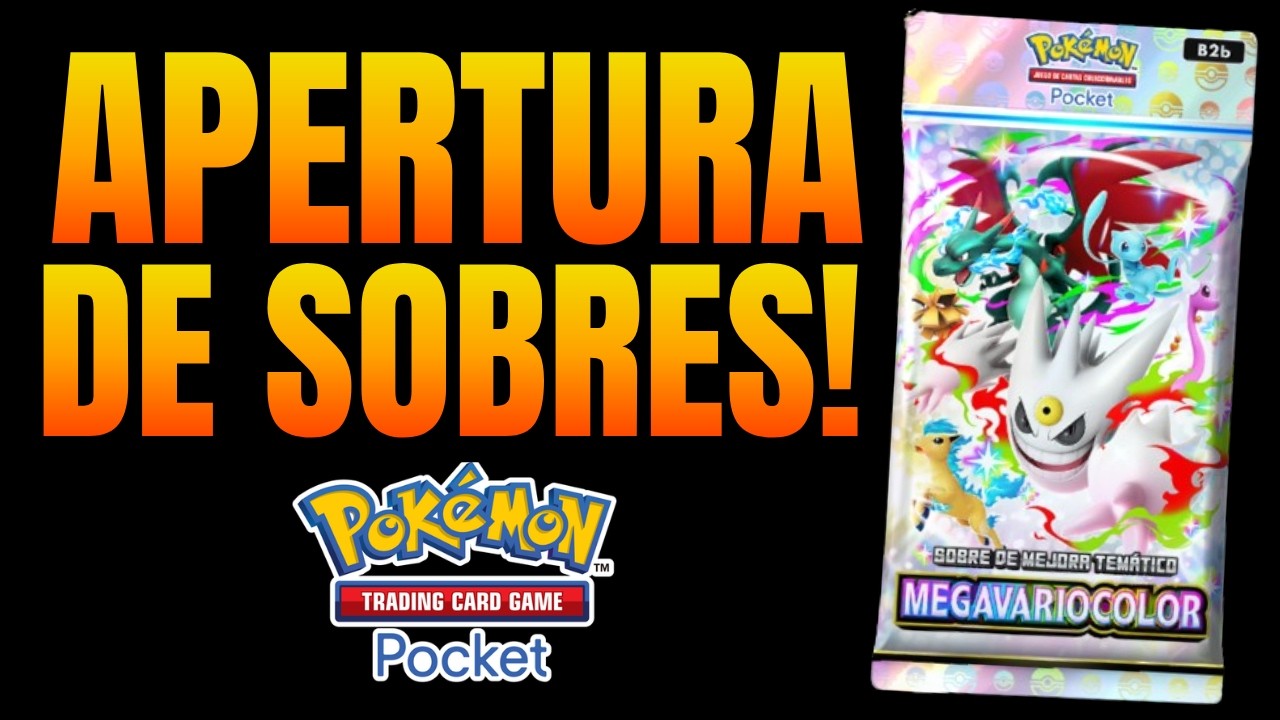 ABRIENDO SOBRES Megavariocolor &iexcl;Mira qu&eacute; cartas salieron! | Pok&eacute;mon TCG Pocket