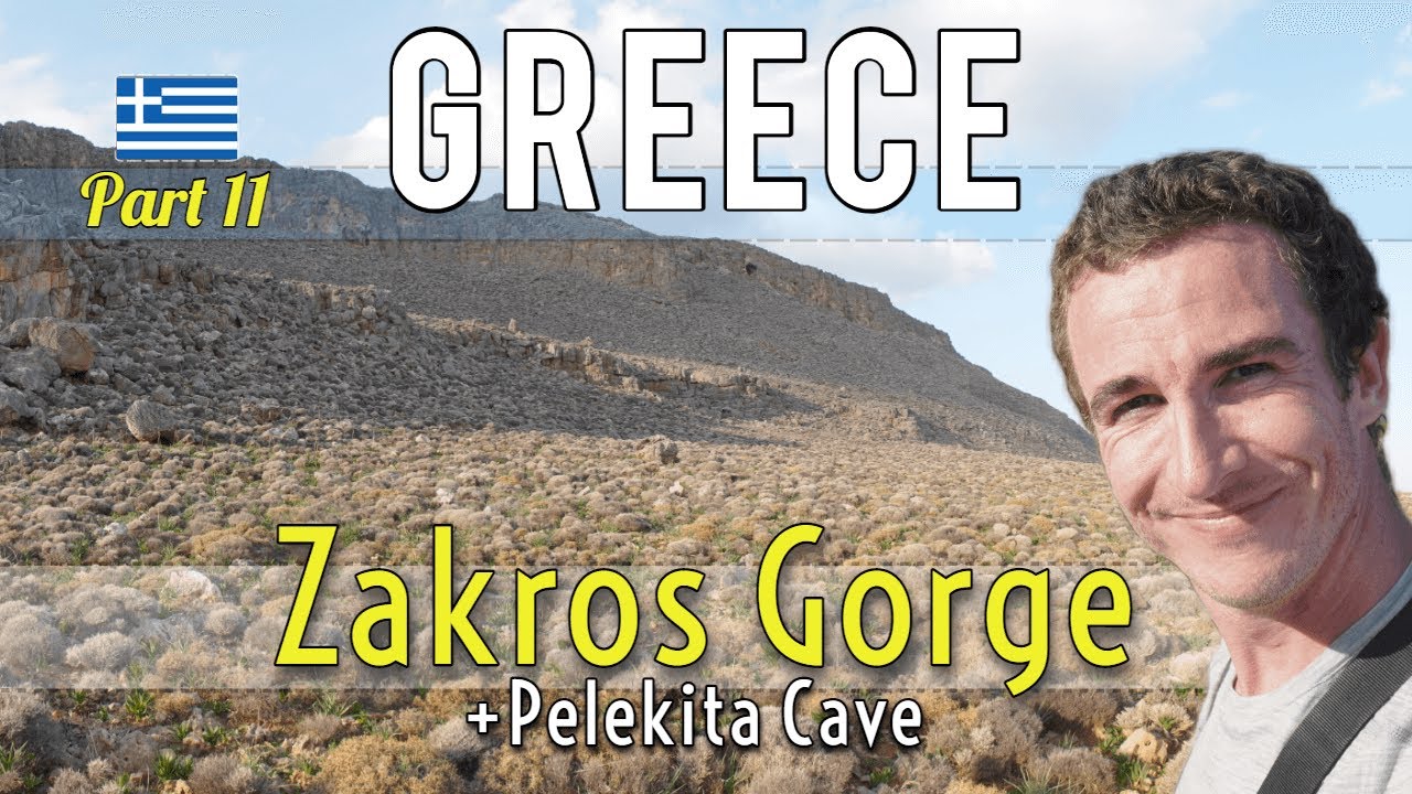 Pelekita Cave & Zakros Gorge - Greece Crete East Coast Highlights (3/3)
