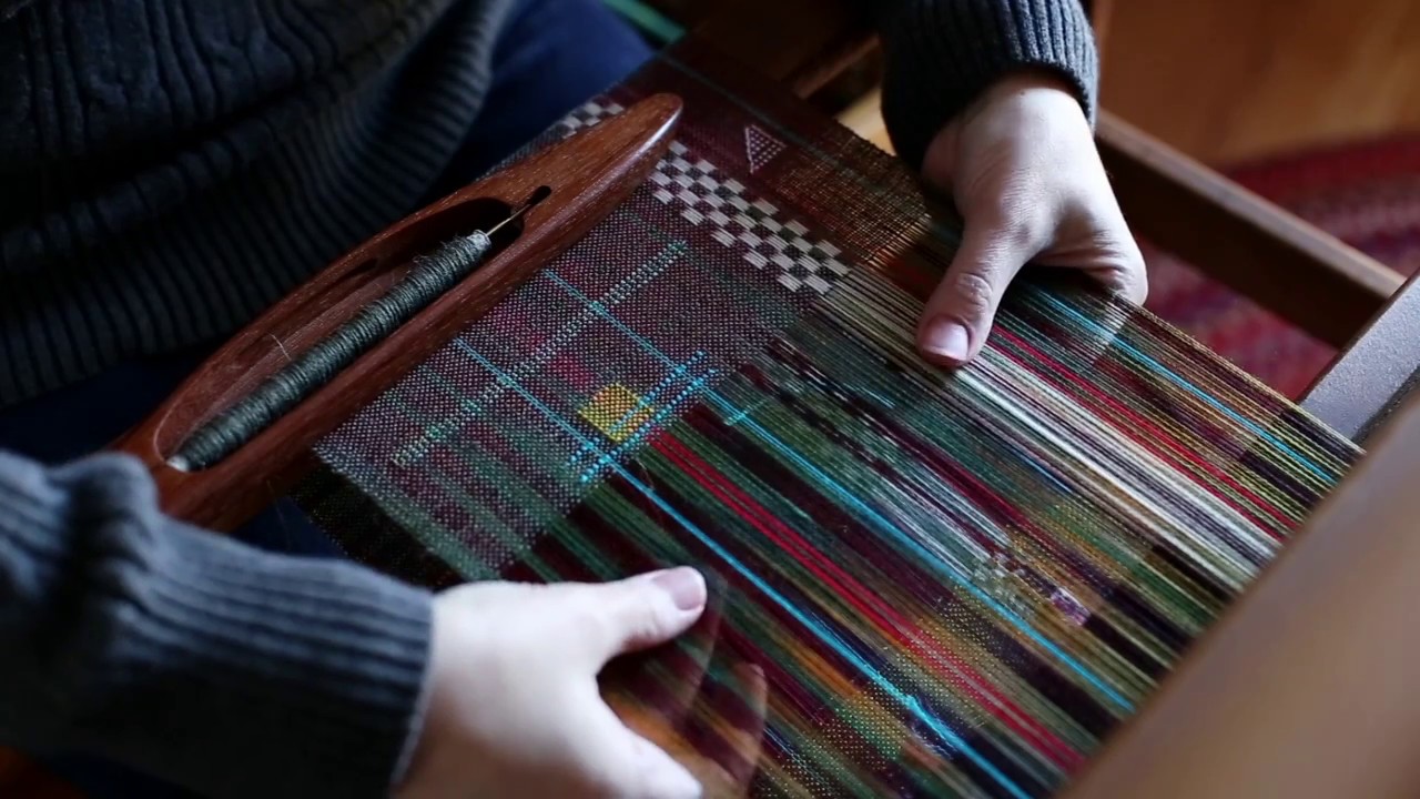 Simple Supplemental Warp for 4 shaft weaving