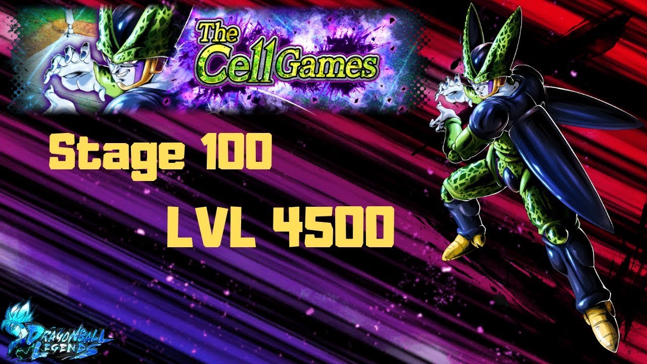 The Cell Games | Stage 100 | Level 4500 | Dragon Ball Legends PVE