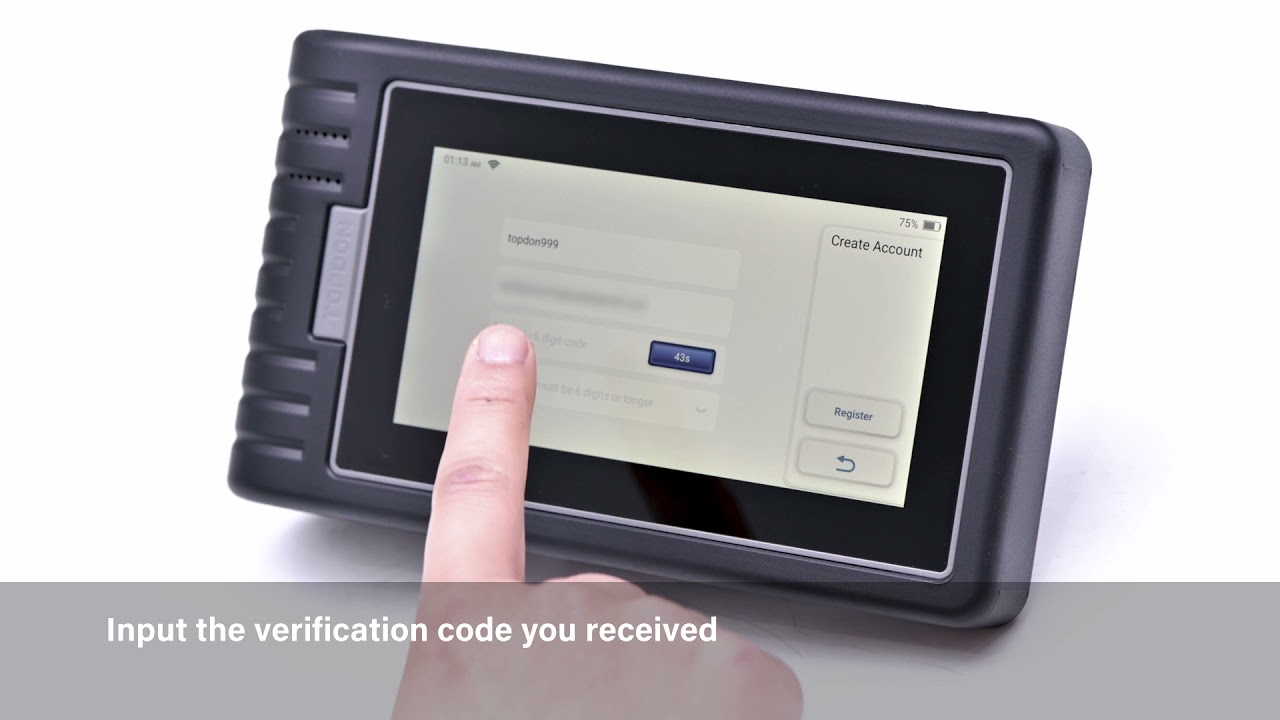 How to register and activate TOPDON ArtiDiag 800 BT ?