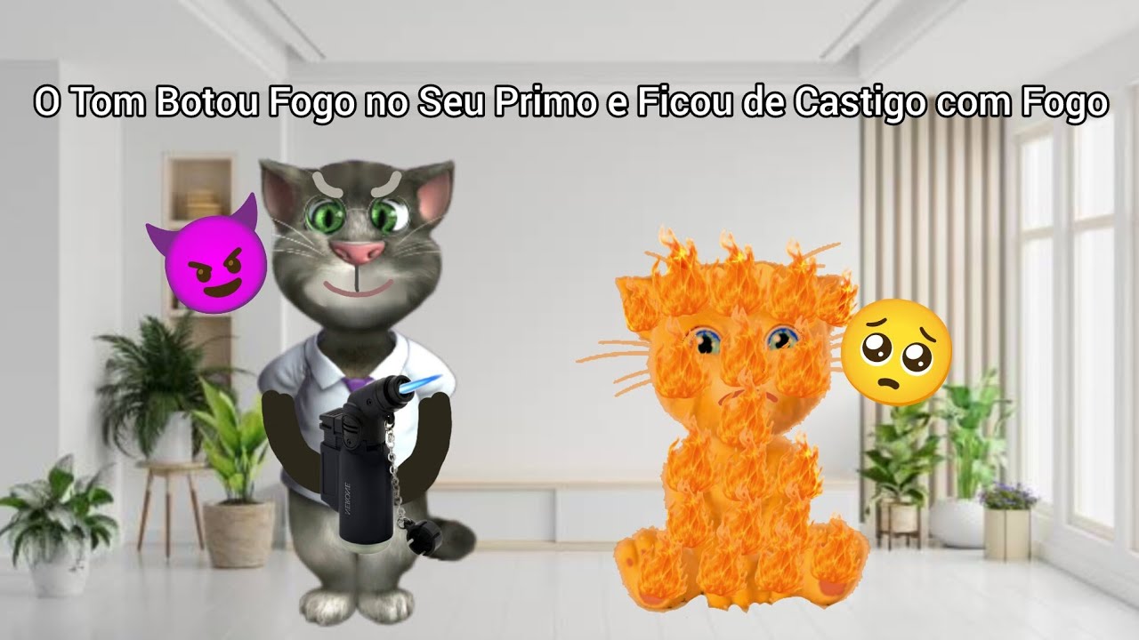 O Tom Pegou Fogo no Seu Primo e Ficou de Castigo com Fogo 🔥