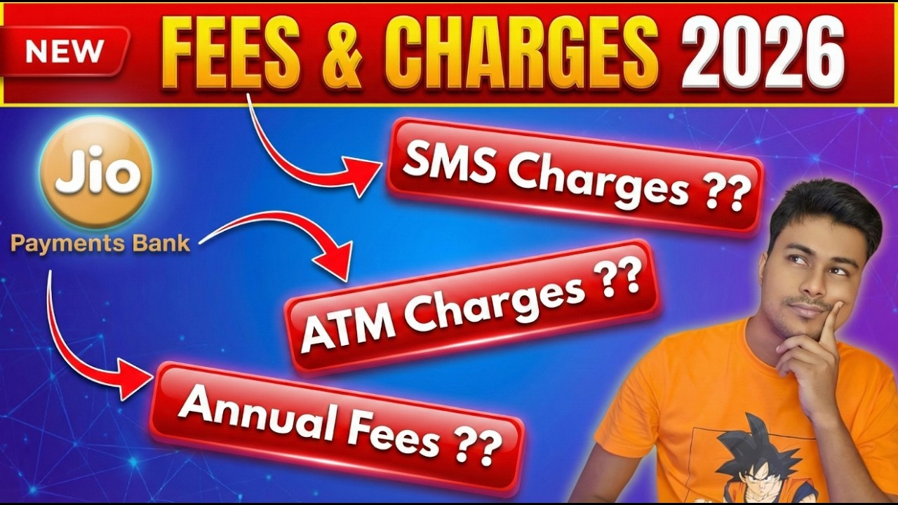Jio Payments Bank Charges Till January 2026 || Debit Card Fees, SMS Charge, Hidden Charges #JIO