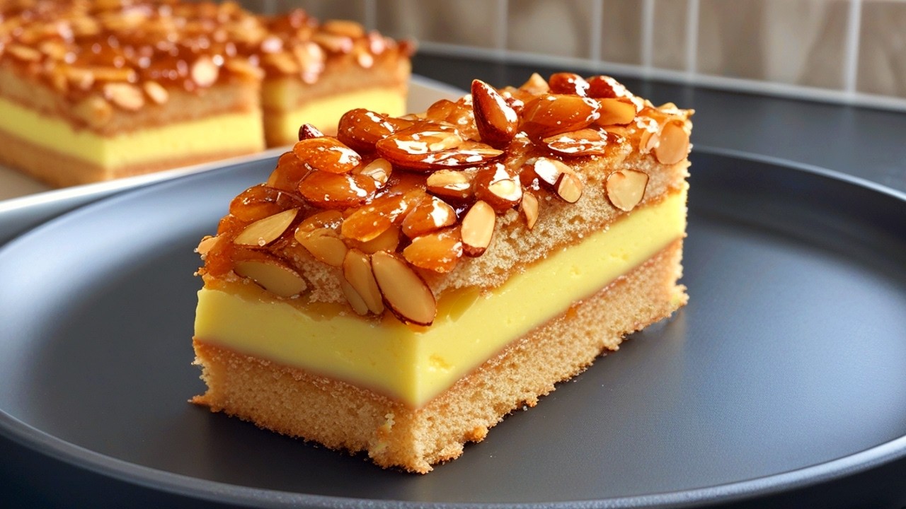 This Amazing German Cake is called The Bee Sting Cake! So Easy to make! It melts in your mouth!