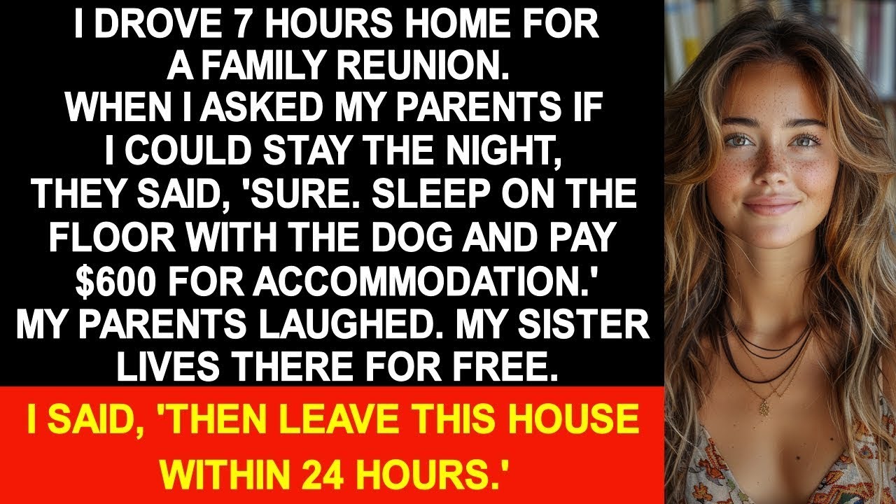 When I asked my parents if I could stay overnight, 'You can pay $600 for accommodation.'