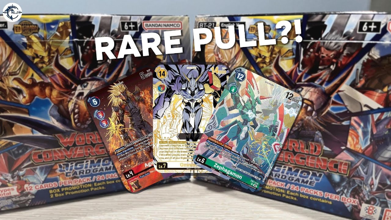 FINALLY A RARE PULL! BT21 World Convergence Box Opening | Digimon Card Game & Digimon TCG