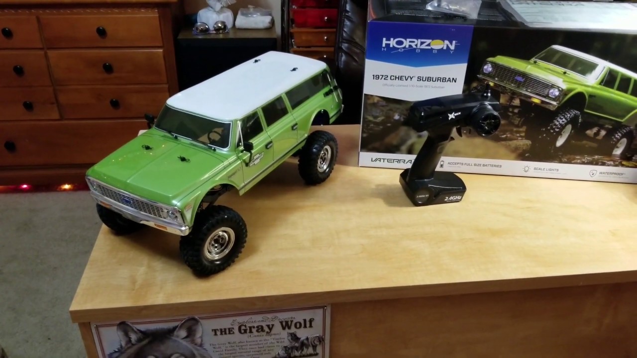 Обзор гусеничного самоходного мотоцикла Vaterra Ascender 1972 Suburban RC
