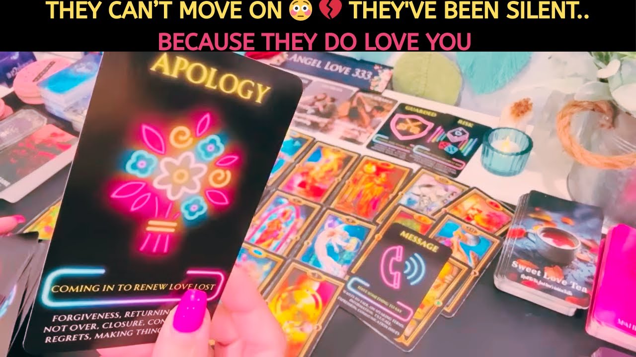 They Can’t Move On 😳 💔 They've Been Silent.. Because They Do Love You | #tarotreading #tarot #love