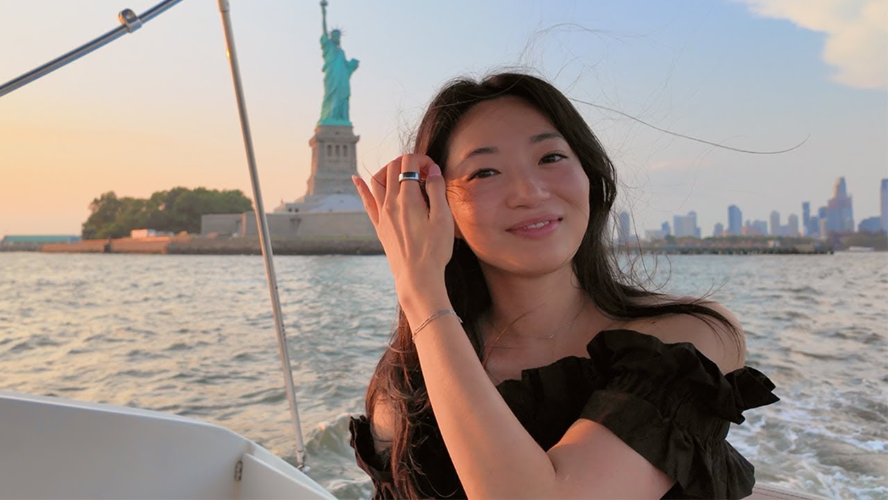 summer sunsets, Linjer jewelry, books I'm reading | living alone in nyc in my 30s