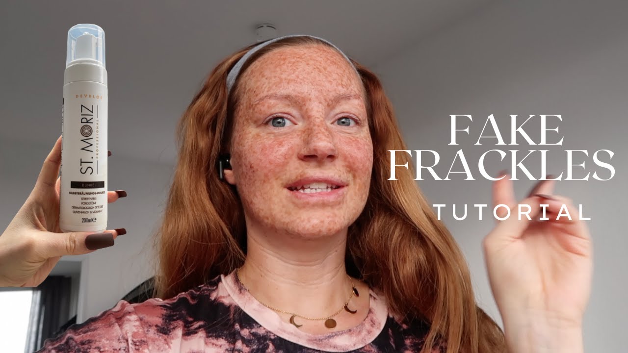 Fake Frackles Tutorial (full face) mit Selbstbräuner 😱