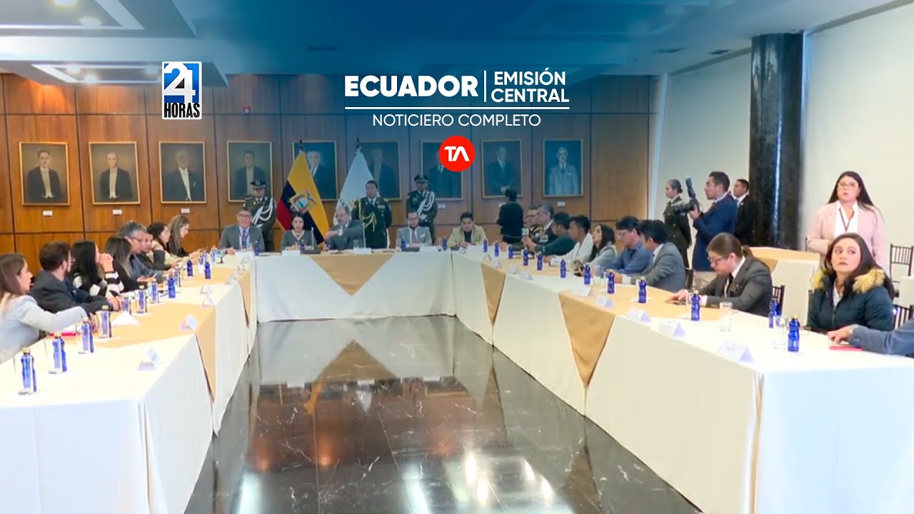 Noticiero de Ecuador (Emisión Central 20/02/2024)