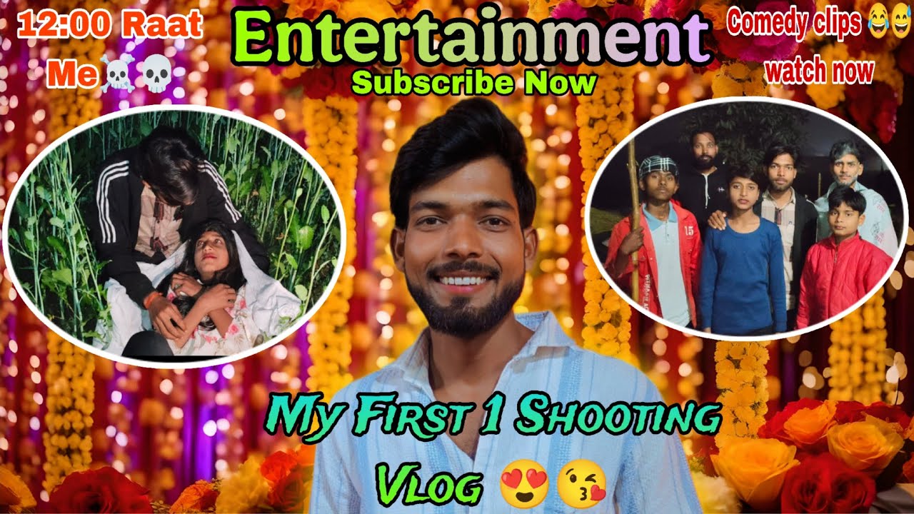 My First Shooting Vlog In Night 😂 Full Masti 🤩 #vlog @IAMPANKAJ84YA