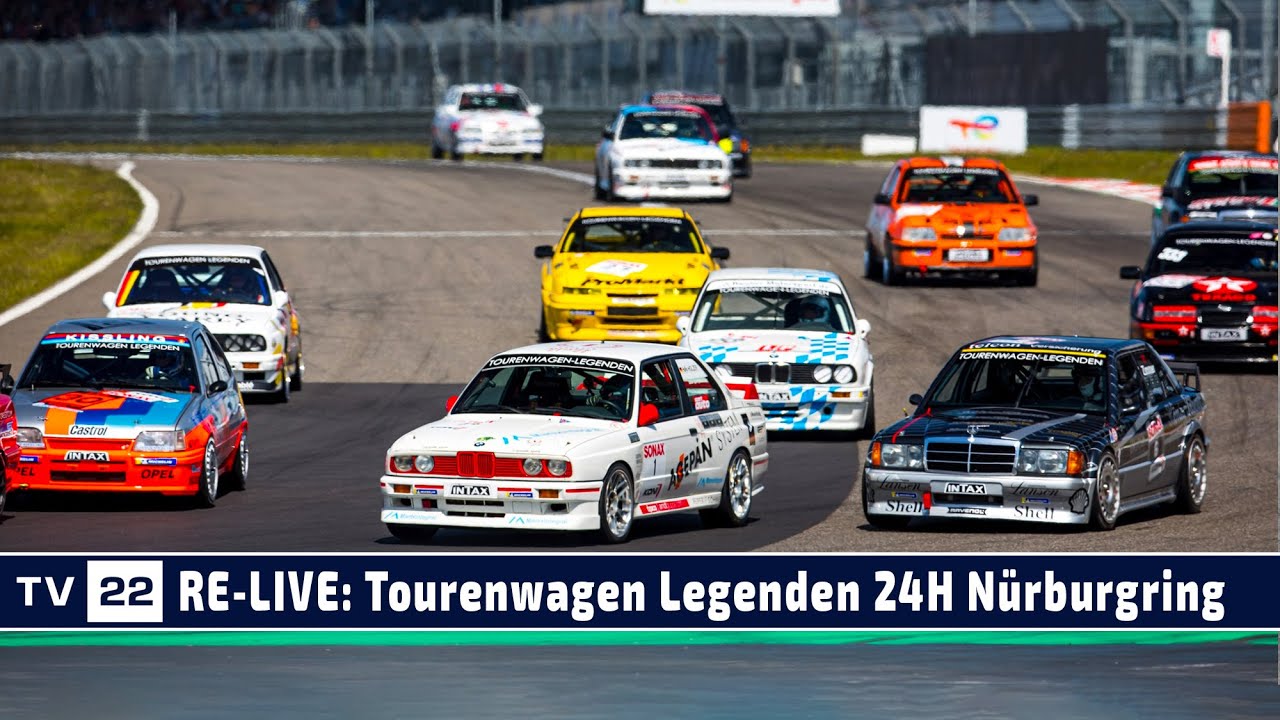 MOTOR TV22: RE-LIVE Tourenwagen Legenden 24h Nürburgring Rennen 1 2023