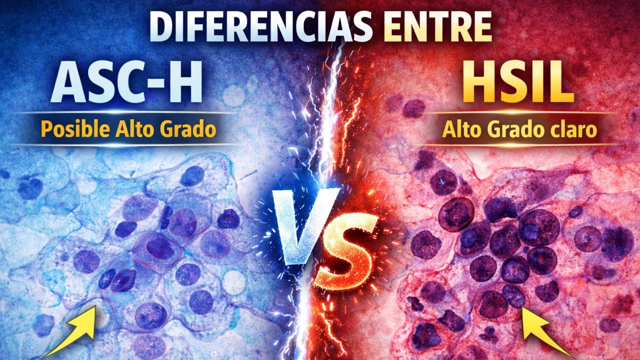 Diferencias entre ASC-H y HSIL. Citología cervicovaginal
