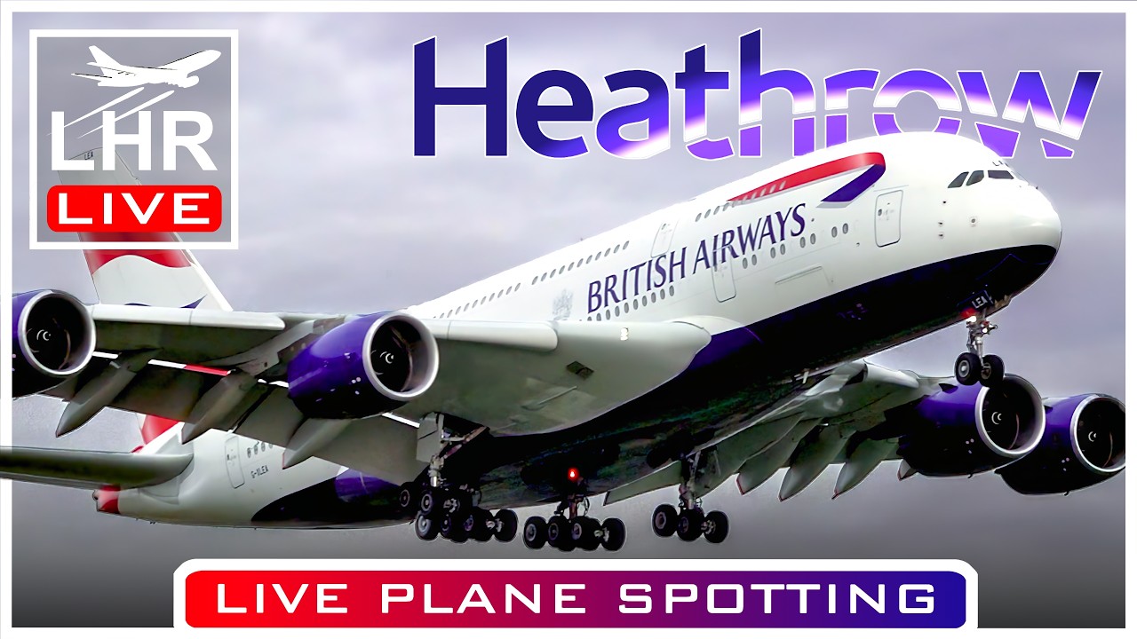 ✈️ LIVE HEATHROW AIRPORT PLANE SPOTTING