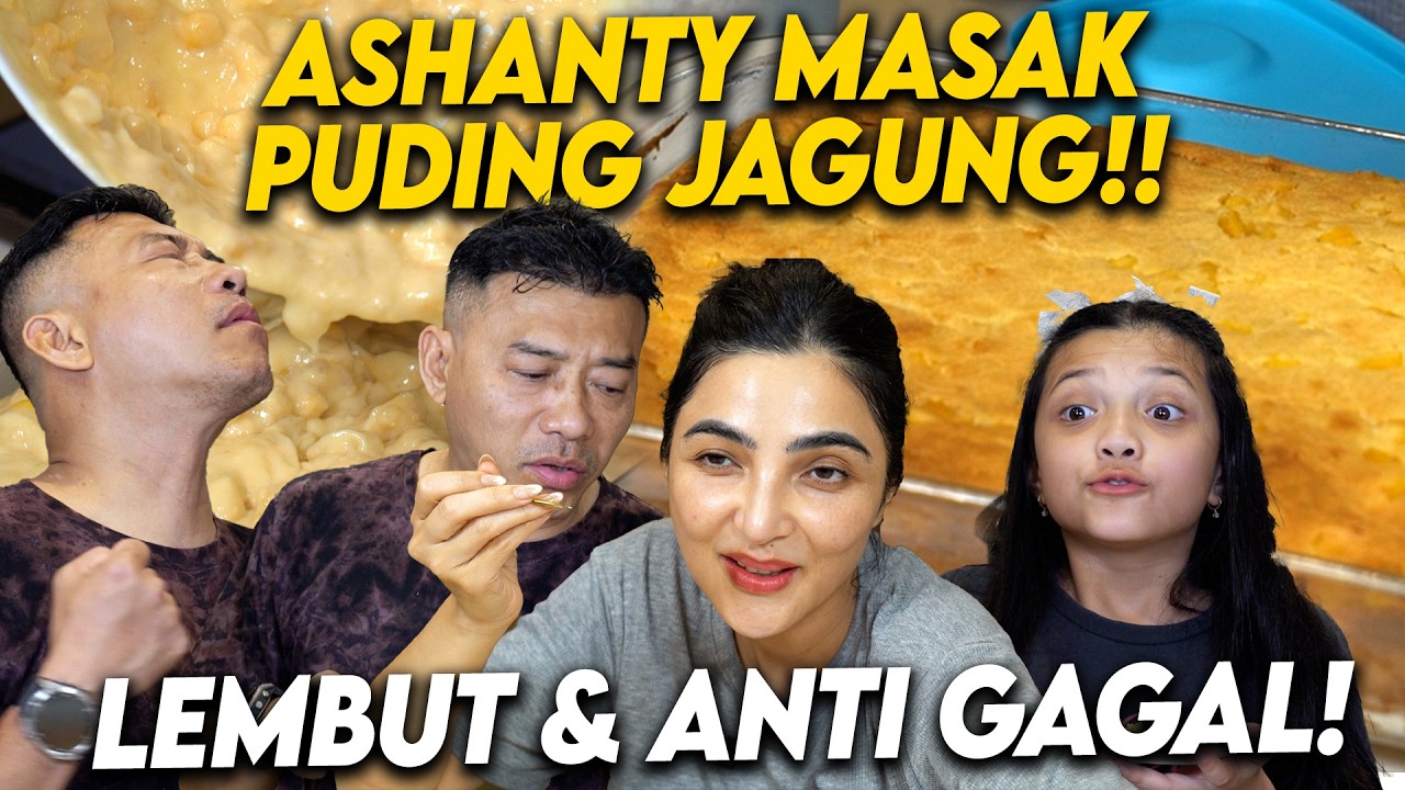 SEMUANYA DOYAN DAN SUKA!! PUDING JAGUNG ASHANTY LUDES DALAM 5 MENIT!!