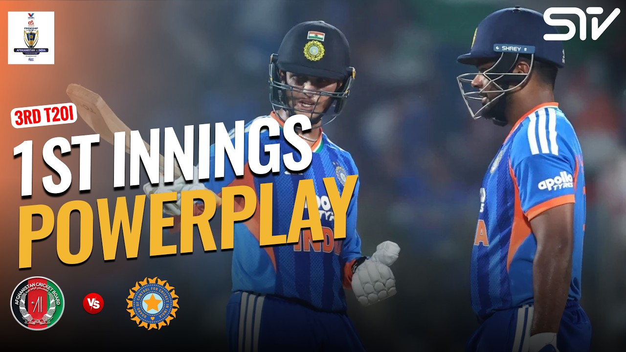 1st Innings Powerplay | Afghanistan vs India | Match 03 | T20I Series 2026 | ACB | M9N1K