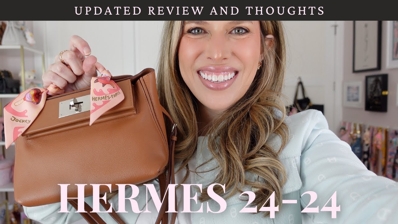 MOST USED BAG: Hermes 24-24 Mini Bag Review: Mod shots and what fits!