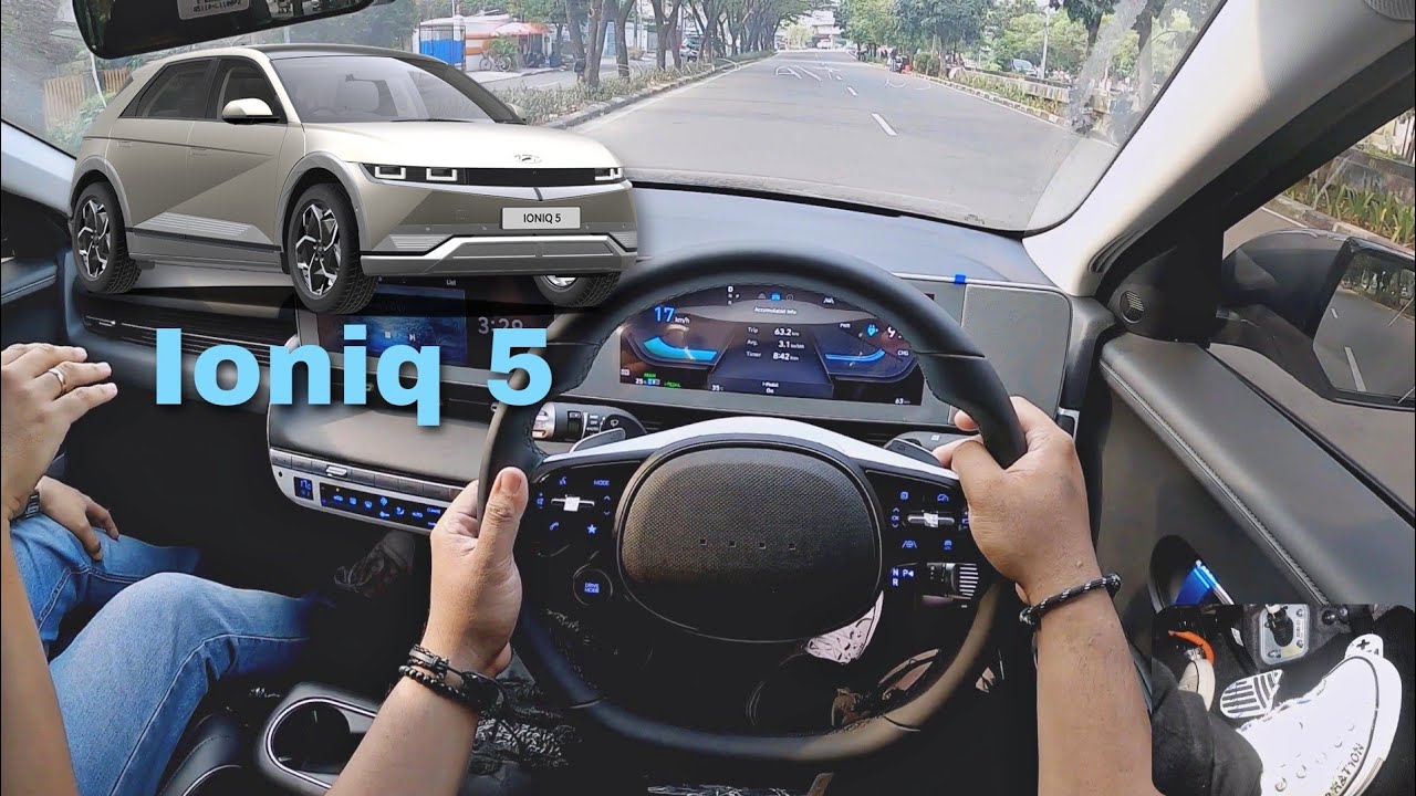 Hyundai Ioniq 5 Indonesia Test Drive. POV Driving Ioniq 5 Indonesia