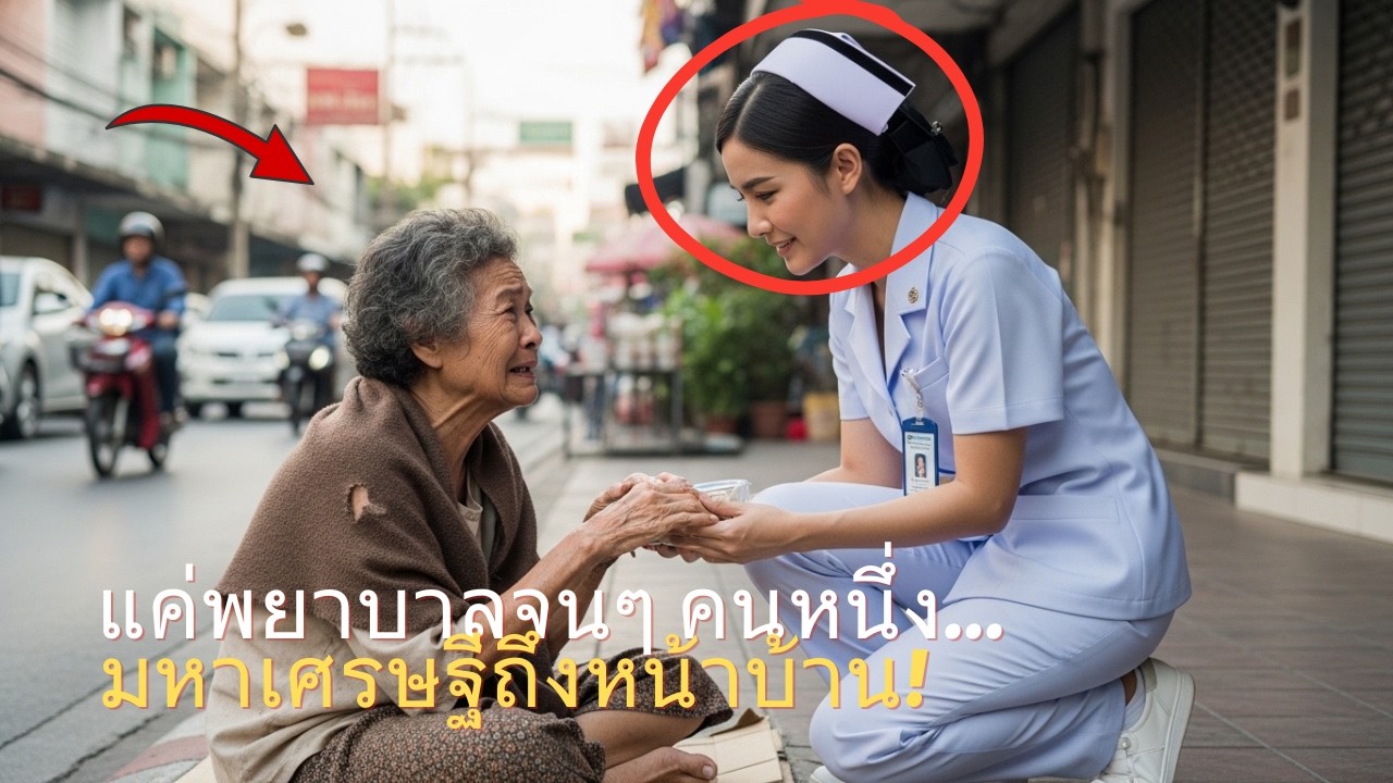 พยาบาลยากจนดูแลหญิงไร้บ้านทุกวัน…เช้าวันหนึ่งมหาเศรษฐีมาเคาะประตู เปลี่ยนชีวิตเธอไปตลอดกาล