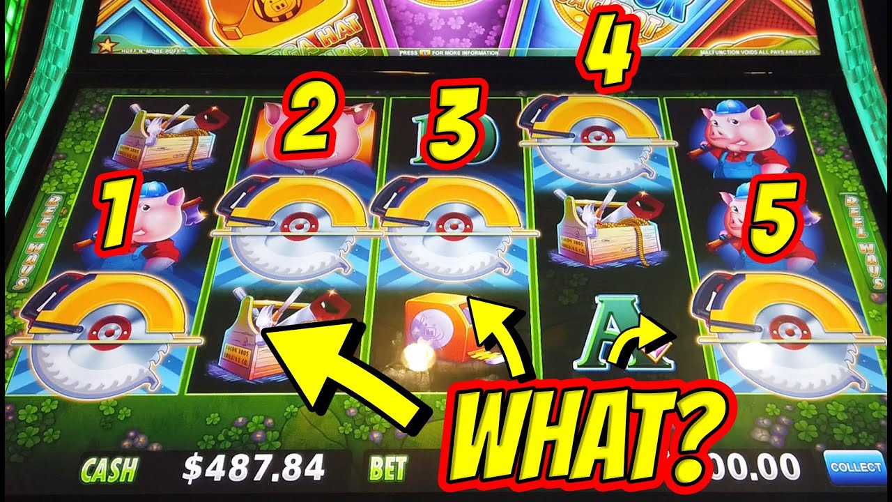 ⚙️ I got FIVE Buzzsaws + great run on Huff n More Puff Slot!