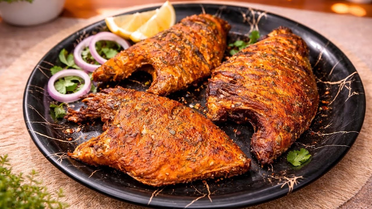 Crispy and Spicy pomfret Fish Recipe| Fish Fry Recipe|