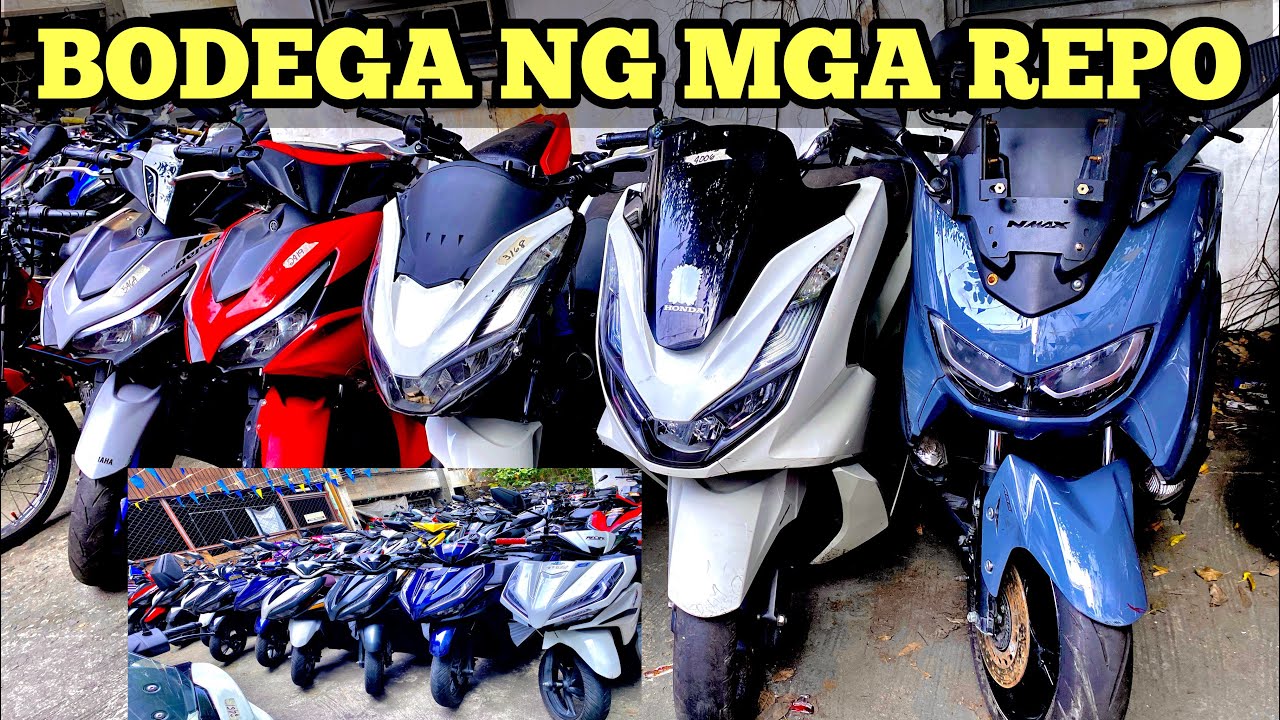 BODEGA NG MGA REPO MOTORCYCLE SA MAKATI ANG DAMI STOCK NGAYON!