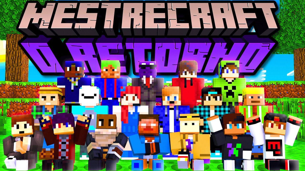 Série Multiplayer Èpica com mais de 30 Youtubers - #MESTRECRAFT4 (01)