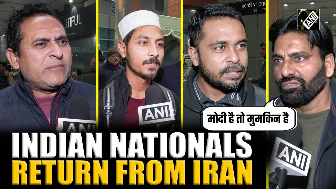 Indian nationals return from Tehran amid nation-wide protest in Iran