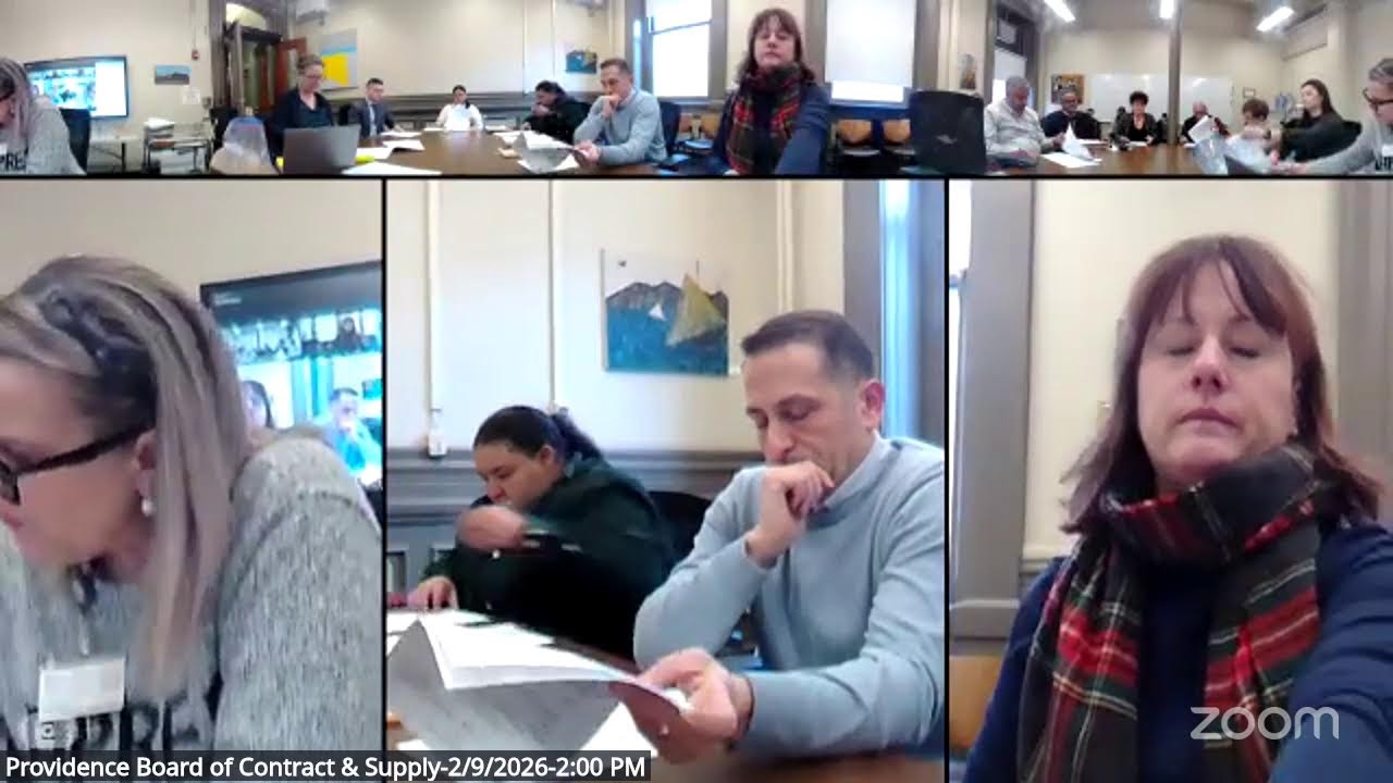 Providence Board of Contract & Supply - 2/9/26 - 2:00PM