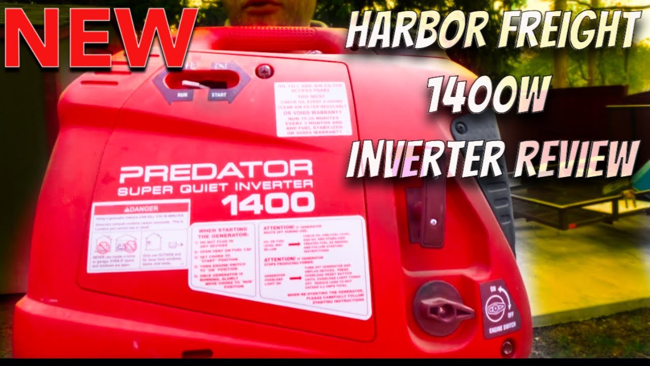 Harbor Freight 1400W PREDATOR Generator Review/BEST GENERATOR OF 2021?