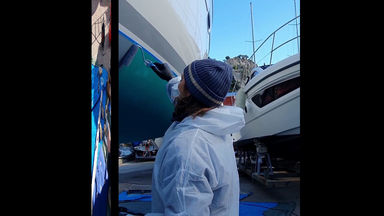 Bootsrefit Unterwasserschiff Teil 2