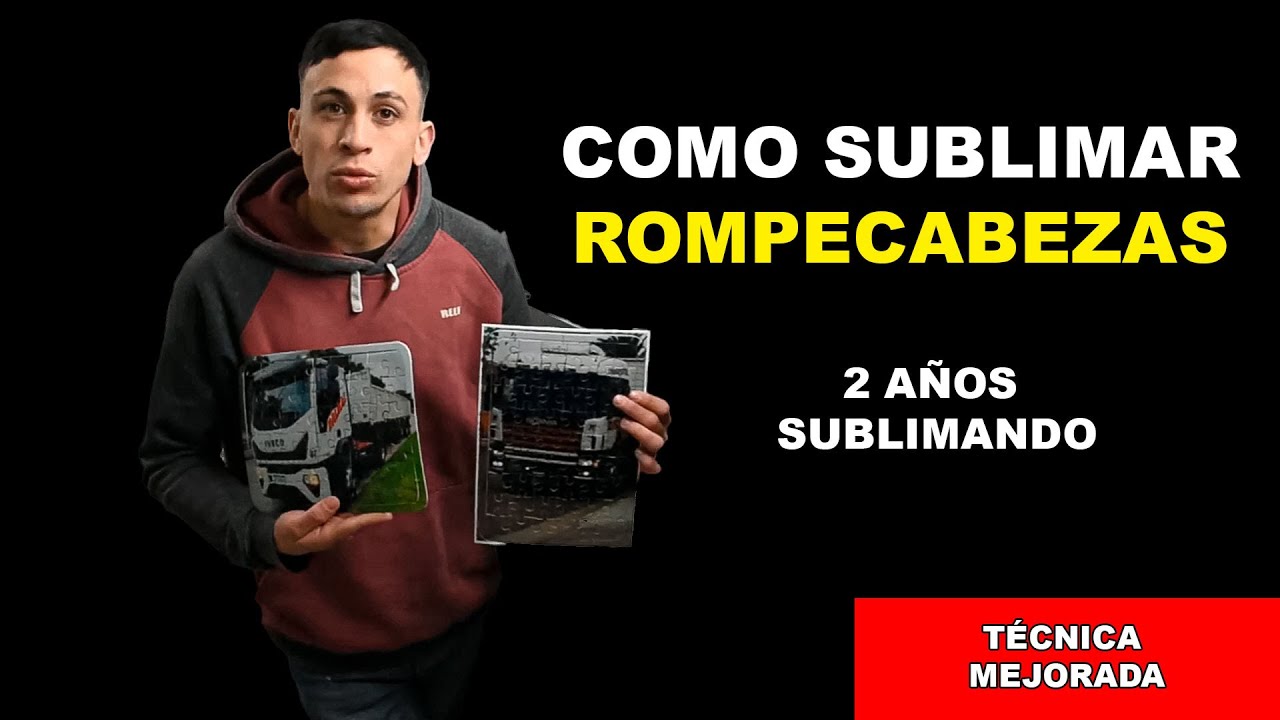 Cómo sublimar rompecabezas ( 2 años sublimando )